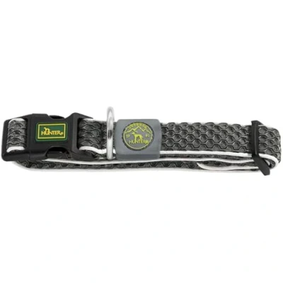 Afbeelding van Dog collar Hunter Basic Thread Size M Anthracite (33 50 cm)