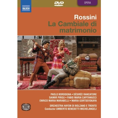 Afbeelding van Orchestra Haydn de Bolzano e Tranto Rossini: La Cambiale Di Matrimonio (DVD)