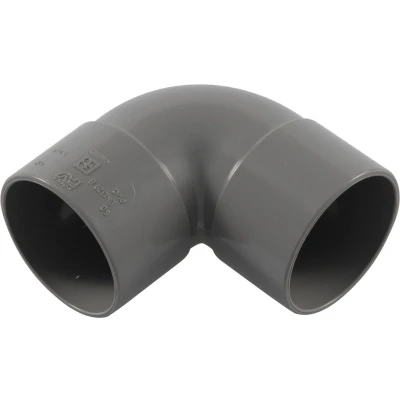 Afbeelding van PVC 90 bocht Ø50 mof/mof. Artikelnr: 7416626
