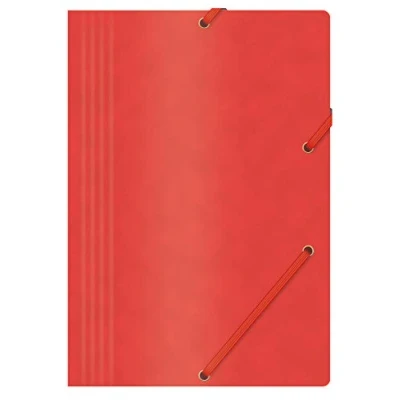 Afbeelding van OFFICE PRODUCTS 211940OFFICE Verzamelmap met elastiek, A4, 390 g/m², 3 stuks, rood