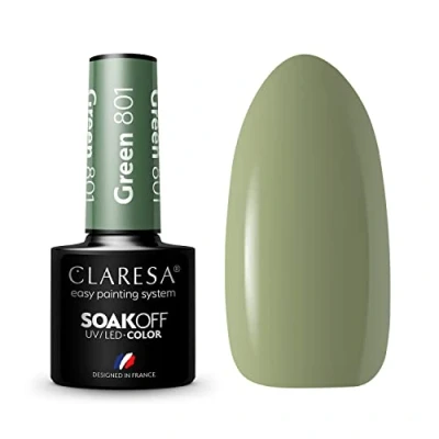 Afbeelding van Soak Off UV/LED Groen hybride vernis 801 5g