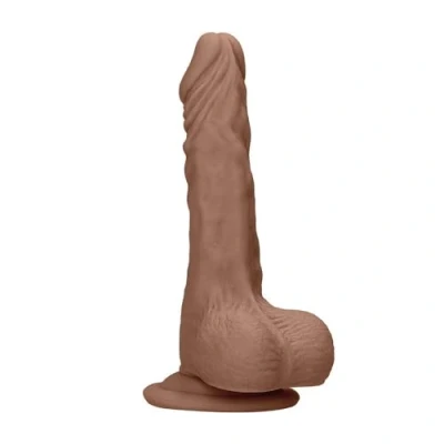 Afbeelding van Shots RealRock Dong met Testikels 17 cm tan