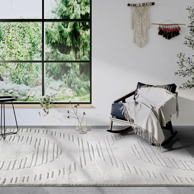 Afbeelding van Vloerkleed Bartoux Crème Wit 80x120cm 123vloerkleed.nl is de online webshop voor vloerkleden en woonaccessoires.
