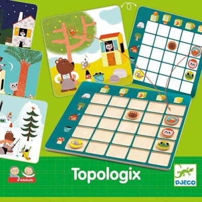Afbeelding van Djeco puzzel voorzetsels eduludo topologix