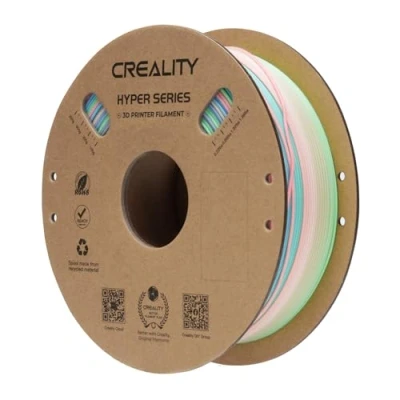 Afbeelding van Creality Rainbow PLA voor Ender 3 V3 Plus, 3D printerfilament ontworpen hoge snelheid 600 mm/s, 1 kg (2,2 lb)/spoel, Hyper regenboog met kleurverloop, ± 0,03 mm