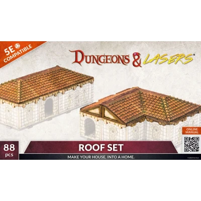 Afbeelding van Dungeons and Lasers ROOF SET RPG Terrein Roleplaying Games Geschikt voor DND 5E