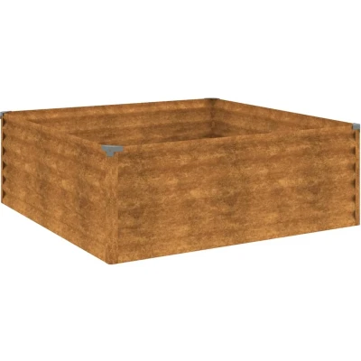 Afbeelding van Plantenbak verhoogd 100x100x36 cm cortenstaal