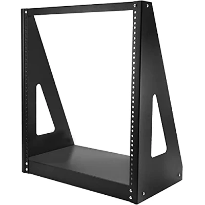 Afbeelding van StarTech.com Serverrek 12U 19 inch met open frame, 2 staanders Rack Audio Video Multimedia Computer Bay / Patchbay Max 160kg (2POSTRACK12)