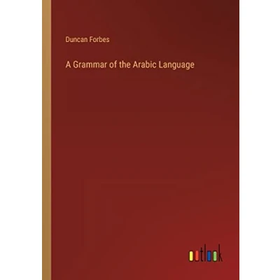 Afbeelding van A Grammar Of The Arabic Language