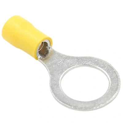 Afbeelding van Heschen 100 stuks RV5,5 12 vinyl krimpverbinder voor 4 6 mm² (12 10 AWG) geel