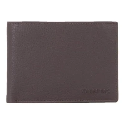 Afbeelding van VALENTINO Leren Portemonnee Sodaro Wallet Moro Donkerbruin