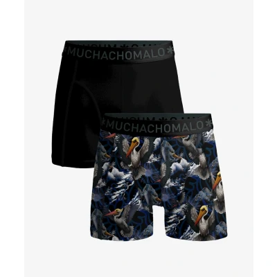 Afbeelding van Muchachomalo Heren Boxershorts 2 Pack Maat L Cotton Modal Mannen Onderbroeken