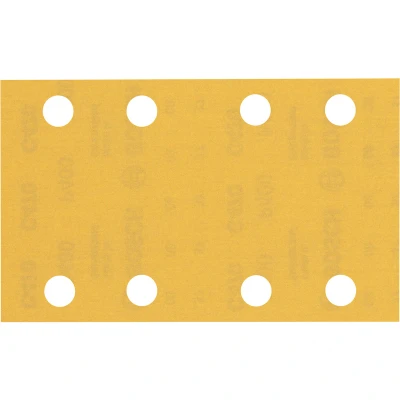 Image de BOSCH 2608900885 Feuille abrasive Expert C470 Best for Wood and Paint, 80 x 133 mm, 400 grit, 8 holes (10 pcs)