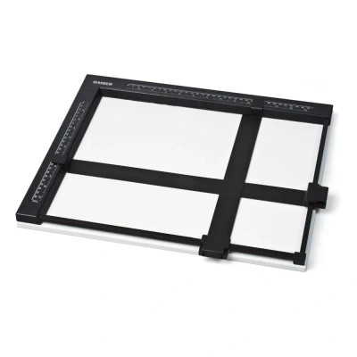 Afbeelding van Kaiser Fototechnik Vergrotingscassette met metalen frame (Laboratoriumbenodigdheden), Analoge filmverwerking, Wit, Zwart