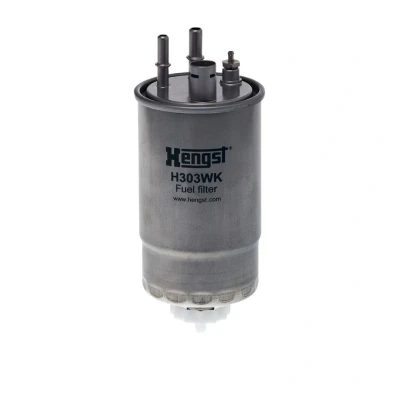 Afbeelding van HENGST FILTER H303WK Brandstoffilter Pijpfilter FIAT: Punto Evo Hatchback, Doblo II Box Body / Estate, I Cargo, FORD: KA Hatchback