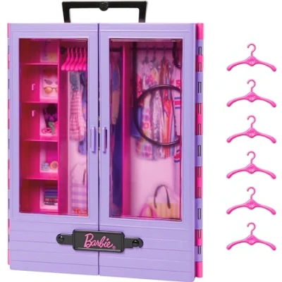 Afbeelding van Barbie Kledingkast Poppenkleding