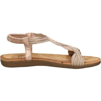 Afbeelding van Sub55 Comfortabel Sandalen Plat Champagne Maat 42