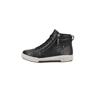 Afbeelding van Rieker Evolution Steel Veterboots, Dames, Maat: 42, Schwarz Leer