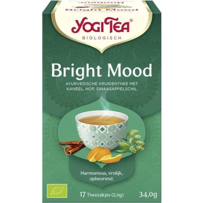 Afbeelding van 6x Yogi tea Bright Mood Biologisch 17 stuks