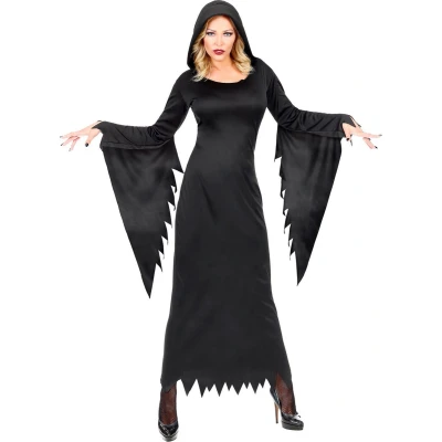Afbeelding van Widmann Heks &amp; Spider Lady Voodoo Duistere Religie Kostuum Gotische Koningin Zaken Vrouw Zwart XL Halloween Verkleedkleding