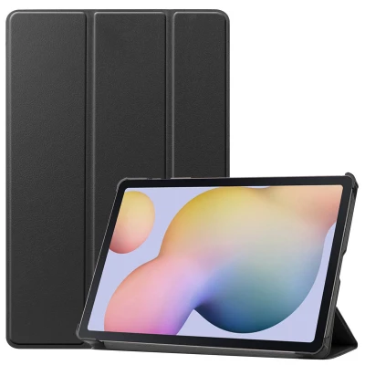Afbeelding van iMoshion Tablet Hoes Geschikt voor Samsung Galaxy Tab S8 / S7 Trifold Bookcase Zwart