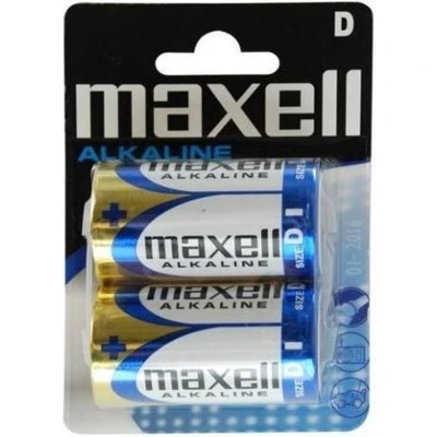 Afbeelding van 2x Alkaline batterij Maxell LR20/D