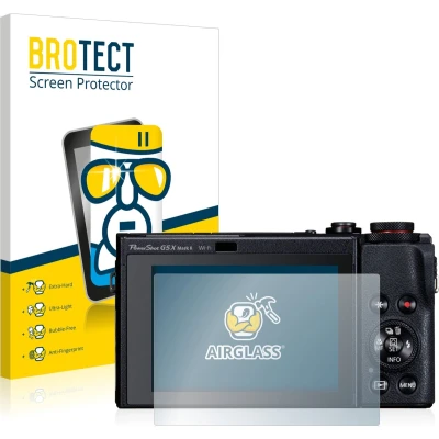 Afbeelding van BROTECT Screenprotector voor Canon PowerShot G5 X Mark II Folie Beschermfolie Beschermglas transparant