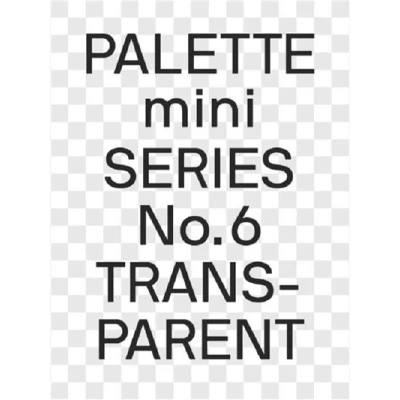 Image de Palette Mini Series 06 Transparent /anglais