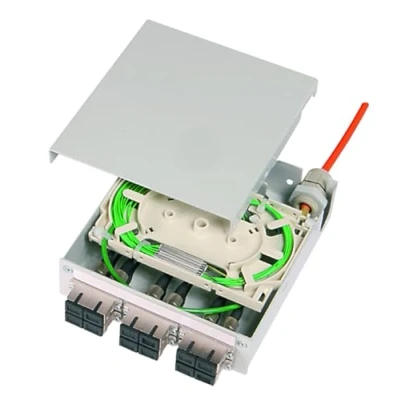 Afbeelding van Telegärtner H82050E0005 Verbindingscassette voor glasvezelkabels Grijs wit (RAL 7035) 1 stuk(s)