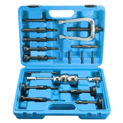 Afbeelding van FreeTec Binnenlager trekker basisgat lagertrekker gereedschap 16 delig met glijhamer set