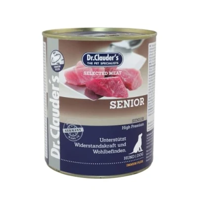 Afbeelding van Dr.Clauder&#039;s Selected Meat Immuun Plus Senior Hondenvoer Rund Varken Gevogelte 800 g