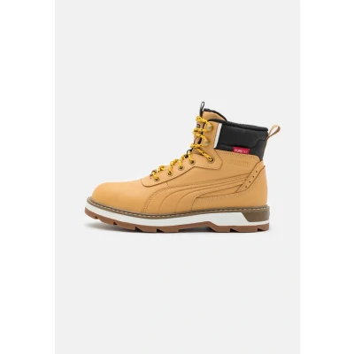 Afbeelding van Puma Desierto V3 Puretex Unisex Sneakers hoog, Maat: 36, Taffy/black Hoogwaardig imitatieleer