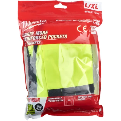 Afbeelding van Milwaukee PREMIUM HI VIS VEILIGHEIDSHESJE L XL