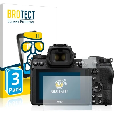 Afbeelding van BROTECT Screenprotector voor Nikon Z 6 / 7 Folie Beschermfolie Beschermglas transparant (3 Stuks)