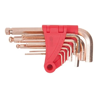 Afbeelding van KS Tools, Inbussleutel, BRONZEplus inbussleutelset, 9 stuksKogelkop