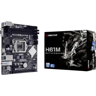Afbeelding van BioStar H61MHV3 Moederbord Socket Intel 1155 Vormfactor Micro ATX chipset Intel® H61