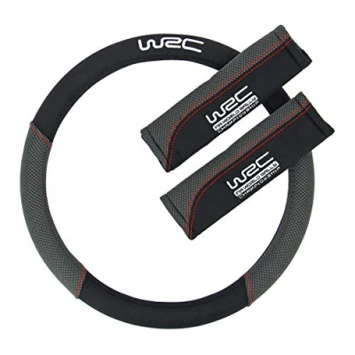 Image de WRC 007595 Kit Couvre Volant + 2 Fourreaux Ceinture, Rally Line, UNIVERSEL