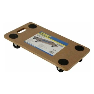 Afbeelding van Kinzo Meubelroller Meuvelverplaatser 4 Zwenkwielen Anti Slip Handgreep MDF Max 150Kg 56x30Cm