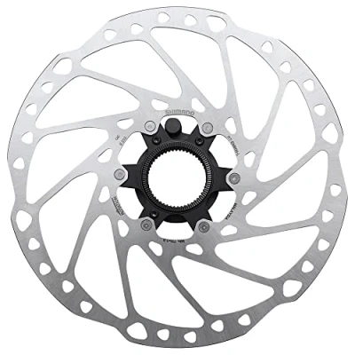 Afbeelding van Shimano Remschijf Rt em600 Rvs 160 Mm Center lock Zilver