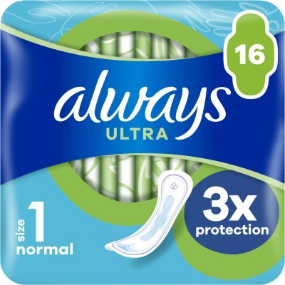 Afbeelding van Always Ultra Day Maandverband Normaal 16ST