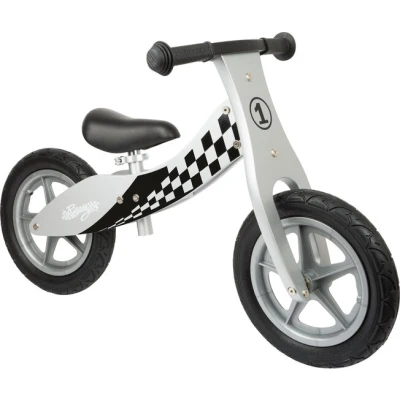Afbeelding van Race loopfiets Zilver Hout