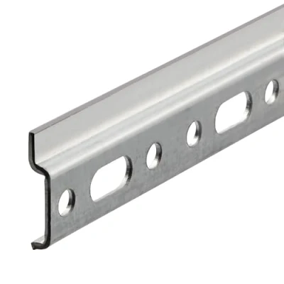 Afbeelding van Gedotec Wandrail lengte 1250 mm 1 stuk metalen ophangrail om te schroeven verzinkt staal montagerail voor hangkasten bovenkast