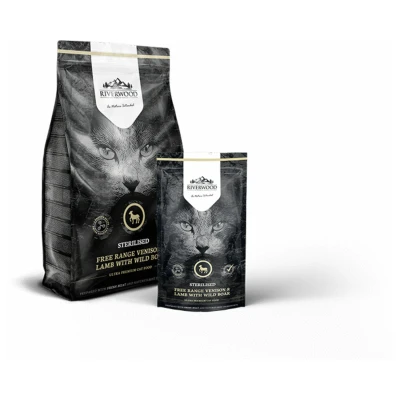 Afbeelding van Riverwood Cat Sterilised Hert&amp;Lam Kattenvoer 2 kg