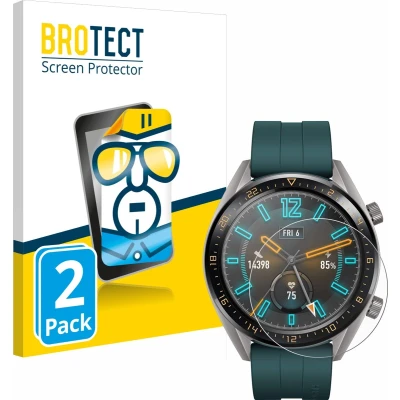 Afbeelding van BROTECT Screenprotector voor Huawei Watch GT Active Folie Beschermfolie transparant (2 Stuks)