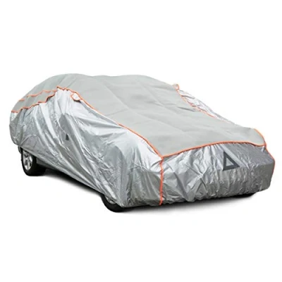 Afbeelding van Navaris universele autohoes maat M Weerbestendige autobescherming tegen hagel, regen, water en stof 432 x 165 119 cm In zomer winter