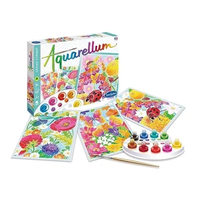 Image de Kit créatif SentoSphère Aquarellum &quot;Dans les Fleurs&quot;
