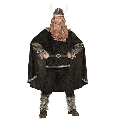 Afbeelding van Widmann Piraat &amp; Viking Kostuum Zwart Ivar De Man XXL Carnavalskleding Verkleedkleding