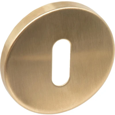 Afbeelding van Ostiumhome® Avosso Rozet met Sleutelgat Mat Goud Rond Set