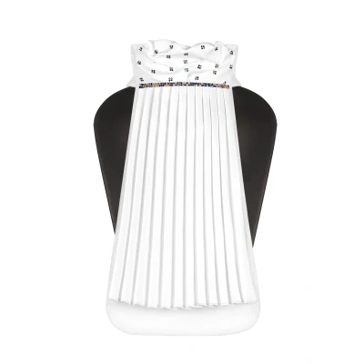 Image de Fair Play Plastron Aviana blanc/marine