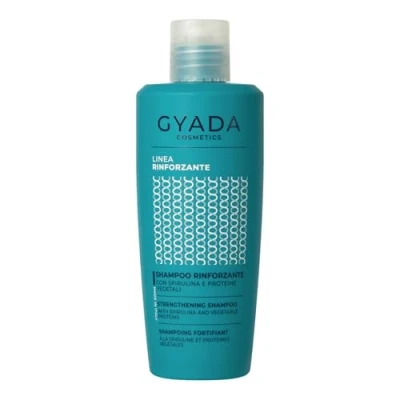 Afbeelding van GYADA COSMETICS, Versterkende shampoo met Spirulina voor broos en verlicht haar, herstructurerende werking, stimuleert de haargroei, haver ginseng, 250 ml